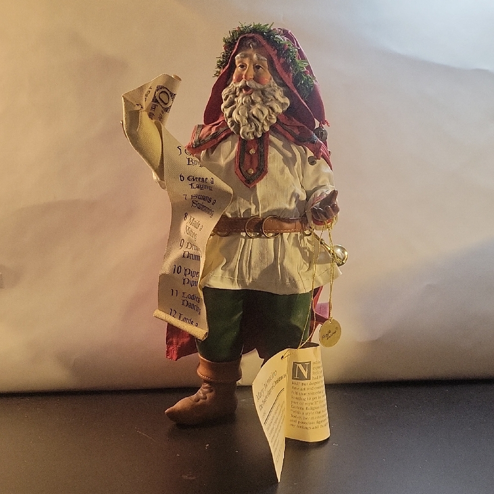 Clothtique 12 Days Of Christmas Santa Claus Figurine Possible Dreams